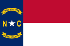 North Carolina 
					Flag